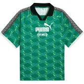 Puma Camisola de futebol 'King' azure / jade / preto / branco