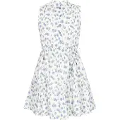 Mymo Vestidos camiseiros azul pombo / verde claro / branco