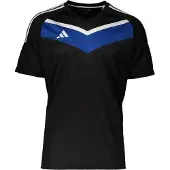 Adidas Camisola de futebol azul / preto / branco