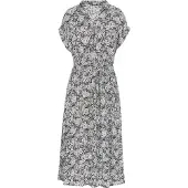 FELIPA Vestidos camiseiros preto / branco
