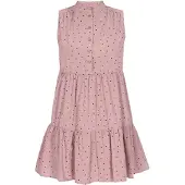Mymo Vestidos camiseiros 'Young Fashion' malva / preto