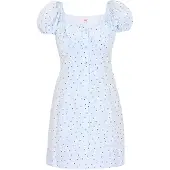 Mymo Vestido de verão 'Young Fashion' azul claro / preto