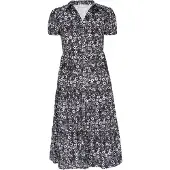 Usha Vestido preto / branco