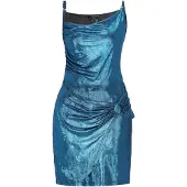 Faina Vestido de cocktail navy