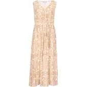 Usha Vestido nude / branco