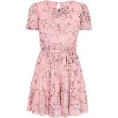 Mymo Vestido 'Young Fashion' azul claro / cinzento / rosé / vermelho escuro