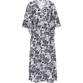Usha Vestido navy / branco
