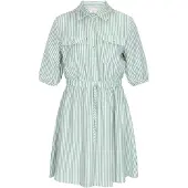 Usha Vestidos camiseiros menta / branco