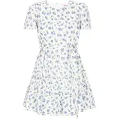 Mymo Vestido 'Young Fashion' azul / verde claro / branco