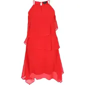 Faina Vestido de cocktail 'Festive' vermelho vivo