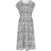 Usha Vestido preto / branco