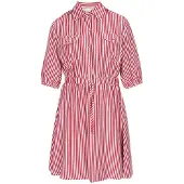 Usha Vestidos camiseiros vermelho vivo / branco