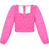 Faina Blusa 'Festive' rosa / rosa claro