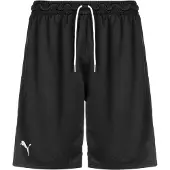 Puma Calças de desporto 'Hoops Team Practice' preto / branco