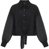 Faina Blusa 'Festive' preto