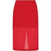 Faina Saia vermelho vivo