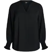 Zizzi Blusa 'Kikka' preto