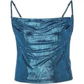 Faina Top 'Festive' azul