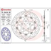 Brembo Disco De Freio Dianteiro Flutuante 78b408b5