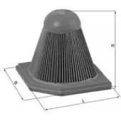 MAHLE ORIGINAL FILTRO DE AIRE LX 1892 BMW K 1300 S/R/GT 09-