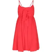 Swirly Vestido de verão vermelho