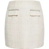 Faina Saia prata / branco