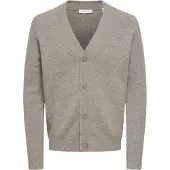 Only & Sons Casaco de malha 'ONSRAY' bege escuro