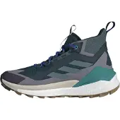 Adidas - Calçado caminhada homem - Terrex Free Hiker 2.0 GTX M Aurora Ivy/Preloved Teal/Grey Three para Homem - Tamanho 9,5 UK - Azul