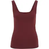 We fashion Top borgonha