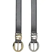 Urban Classics Cinto Chunky Multiple Loop Synthetic Leather 2 Unidades