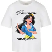 Miss Tee Camisa 'Done With Your Sh*it' branco