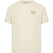 Miss Tee Camisa 'Only Love Heart' areia