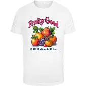 Mister tee Camisa 'Fruity Good' oliveira / laranja / rosa / preto / branco