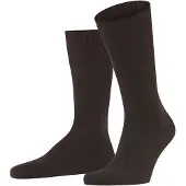 Falke Meias chocolate / branco