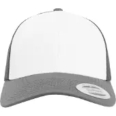 Flexfit Boné 'Retro Trucker' cinzento escuro / branco