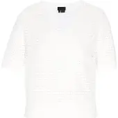 Dreimaster Klassik Pullover offwhite