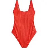 Next Fato de banho vermelho-alaranjado