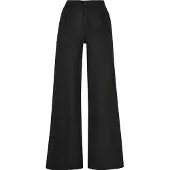 Urban Classics Calças com pregas preto