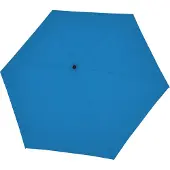Doppler Ombrello Pieghevole In Fibra Mini Compatto Uni Blu Elettrico — Ombrello