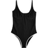 Next Fato de banho preto