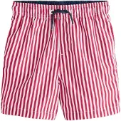Next Calções de banho vermelho / branco