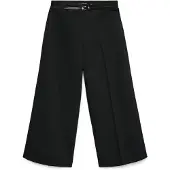 Vero Moda Calças De Cintura Alta Elma Belt Culotte Wide Leg