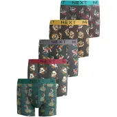 Next Boxers mostarda / cinzento escuro / vermelho escuro / preto