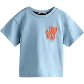 SmALLSAINTS Camisola 'Orlando' azul claro / laranja