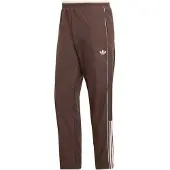 Adidas Calças 'HALF STRIPES TRACK' chocolate / pó / branco
