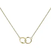 Daniel Wellington Bellissima Colar banhado a ouro Elan Unity DW00400219