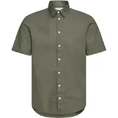 Casual Friday Camisa ' CFAksel ' cáqui / verde escuro