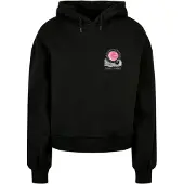 Mc Clothes Sweatshirt 'Sunset Charm' rosa / preto / branco