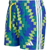 Adidas Calções de Natação com Grafismo Inspirado no Futebol — 12,7 cm