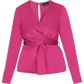 Faina Blusa fúcsia
